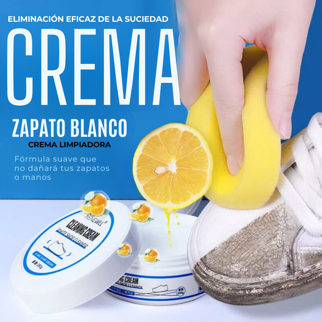 CleaningCream Crema Limpiadora Blanca de Zapatillas - [PROMOCIÓN DISPONIBLE SOLO HOY]