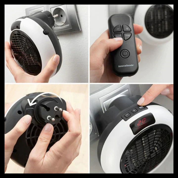 Eco Heat Pro - Calefactor Portátil 900 Watts - [PROMOCIÓN DISPONIBLE SOLO HOY]