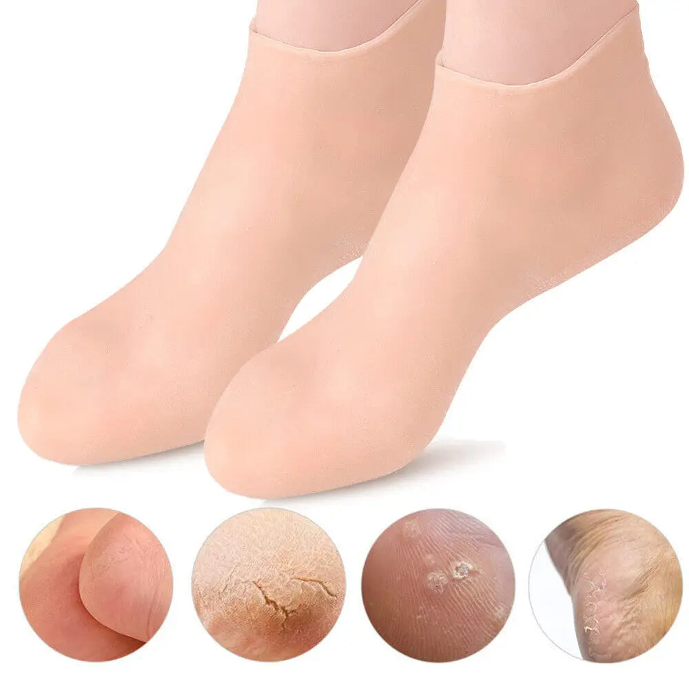 SilicoSocks Calcetines de silicona hidratantes - [PROMOCIÓN DISPONIBLE SOLO HOY]