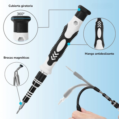 NanoTorque - Destornillador de alta precisión 115 en 1 - [PROMOCIÓN DISPONIBLE SOLO HOY]