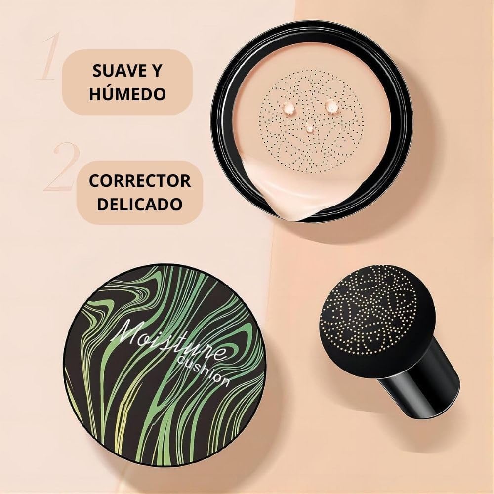 GlowSkin Base Iluminadora de Alta Cobertura + Brocha Gratis