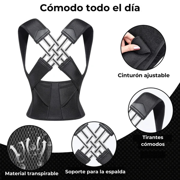 PosturaPro Corrector de Postura - Nueva Postura en Segundos - [PROMOCIÓN DISPONIBLE SOLO HOY]