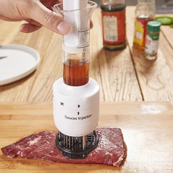 TasteLuxe Inyector de Salsa Profesional para Carnes y Pescados - [PROMOCIÓN DISPONIBLE SOLO HOY]